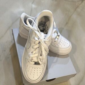 Classic White Kids Sneakers